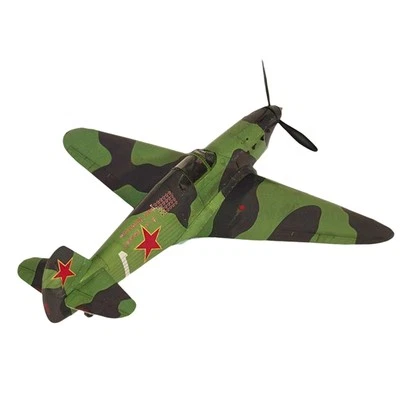Assemble 1:35 Scale Soviet Yak 1 Fighter Aircraft Paper Model Miniature - Image 1 of 4