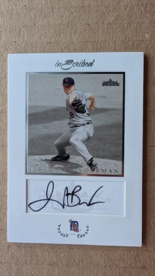 Tarjeta autografiada Fleer 2004 con inscripción Jeremy Bonderman Detroit Tigers bb Foto 1 de 2