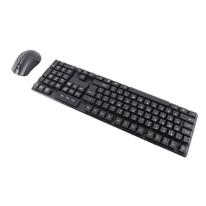 Wireless Keybdard Mouse Combo Set 2.4G Silent Portable 1600dpi For Laptop N Kit - Picture 1 of 22