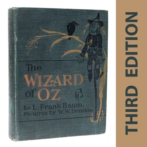 Vtg THE WIZARD OF OZ Book | HC 3rd Edition / 2nd Print | 1913-1919 Donohue B-M - Bild 1 von 23