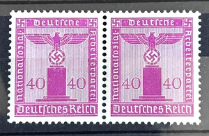 1938 German 2 Stamps pair - Eagle on a Base Mi:DR D154 MNH 40 rpf /755 - Picture 1 of 1
