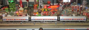 MTH 30-4246 RK Amtrak Amfleet Passenger Coach Cars (3) O/027 ga. wks/ Lionel '18 - Picture 1 of 19