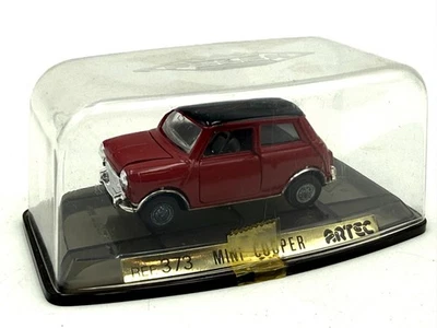 Vintage PILEN ARTEC 373 Mini Cooper Bordeaux Black Roof 1/43 New Old Stock # GV - Immagine 1 di 4