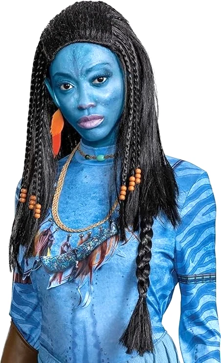 Peruca Neytiri Deluxe Adulto Oficial Disney Avatar Fantasia Halloween Acessório - Imagem 1 de 1