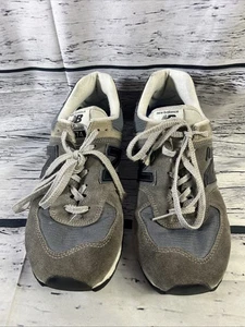 New Balance Mens 574 ML574OS2 Gray & Black Casual Shoes Sneakers Size 10 D - Picture 1 of 9