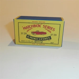 Matchbox Lesney 39a Zodiac Convertible B Style Repro Box - Picture 1 of 4