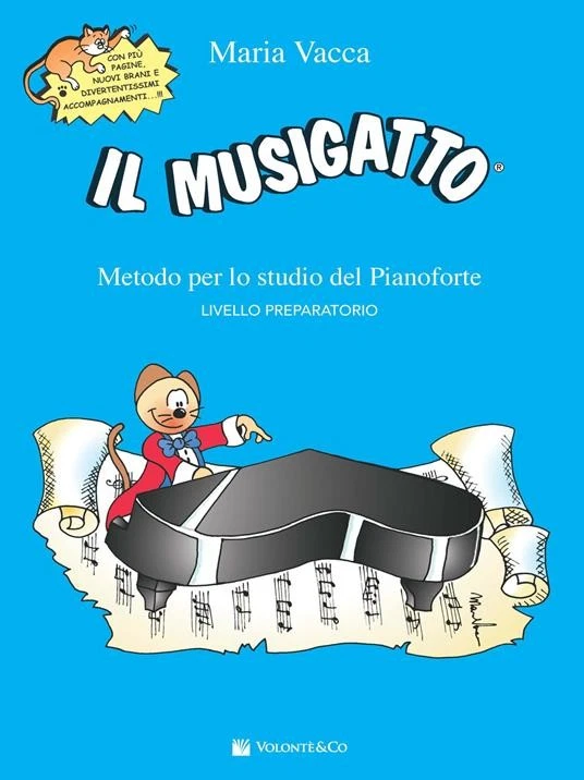 IL Musigatto livello preparatorio Maria Vacca  per lo studio del pianoforte  - Immagine 1 di 1