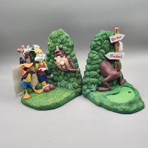 Sujetalibros de golf Looney Tunes gráficos figuras 1994 Taz, Bugs Bunny, Lucas Pato ¡LEER! - Imagen 1 de 15