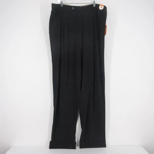 Vestido Tommy Bahama Flying Fishbone Plisado Seda Pantalones Para Hombre Talla 40 L Negro Nuevo con Etiquetas - Imagen 1 de 8