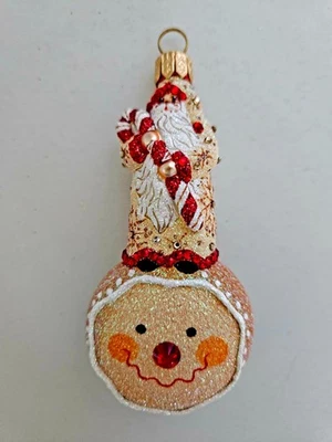Patricia Breen Miniature Week! Confectionary Santa Gingerbread Bejeweled - Image 1 of 4