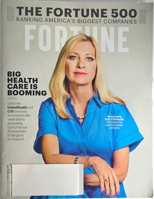Fortune Magazine June/July 2023 - The Fortune 500 - Big Health Care Karen Lynch - Image 1 of 4