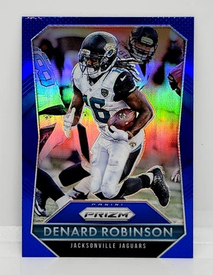 DENARD ROBINSON ~ 2015 PANINI PRIZM / BLUE PRIZM #178 ~ JAGUARS ~ WOLVERINES - Image 1 of 2