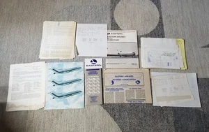 Eastern Airlines Lot Of Photos Pilot Records Manuals Timetable 80s - Picture 1 of 13