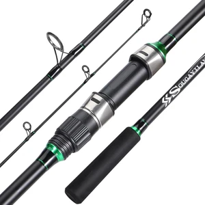 Sougayilang Surf Fishing Rod IM8 Carbon 3 Piece Travel Spinning Rod (9'/10'/11'/ - Picture 1 of 12