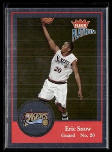 2003-04 Fleer Platinum Finish Eric Snow 067/100 Philadelphia 76ers #75 - Picture 1 of 2