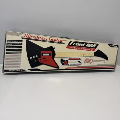 Guitarra Nyko Front Man, Guitar Hero PlayStation 2 Negra NUEVA Caja Abierta LEER Foto 1 de 4