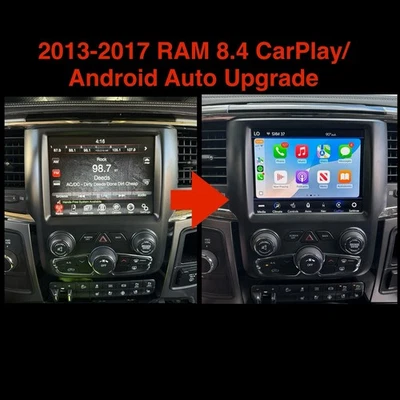 2013-2017 RAM 8.4 Uconnect UAQ CarPlay Android Auto Radio Upgrade Kit 4C NAV - Image 1 of 4