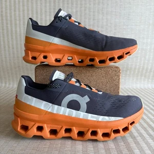 On Running Cloudmonster Shoes Mens Size 10 Eclipse Tumeric Sneakers 61.98656 - Picture 1 of 19