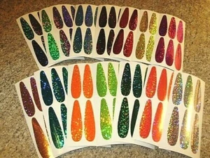 Cinta de señuelo de pesca troquelada con cuchara de arrastre de 3" Holo Sparkle 20 PK en 15 colores - Imagen 1 de 16
