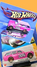 Hot Wheels Datsun Bluebird 510 Wagon **Custom Candy Striper Treasure Hunt**