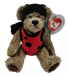 TY Beanie Bugsy Ladybug "Always A Lady" Plüschtier Stofftier 3+ Neu Etikett - Bild 1 von 12