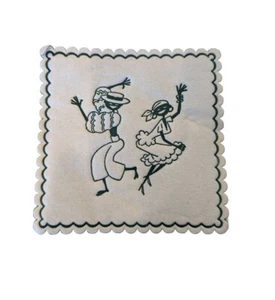 Vintage Royal Catch All Coasters Set of 10 Dancing Drink Coasters 3.5x3.5 EE - Picture 1 of 5