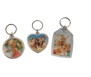 EDCO Schlüsselanhänger Fotohalter 3 Stück Neu Transparent - Bild 1 von 2
