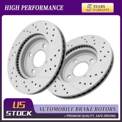 Передние тормозные диски 260 мм для Nissan Micra Versa Note 2013 2014 2015 2016 - 2019 годов выпуска - Изображение 1 из 4