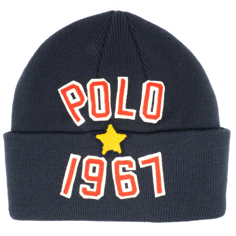 [PC0588-411] Mens Polo Ralph Lauren 1967 Watchcap Knitted Hat - Image 1 of 1