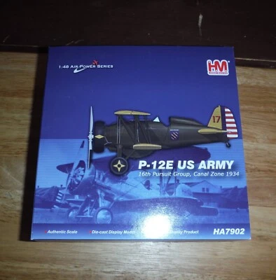 Hobby Master 1/48 HA7902 Boeing P-12E USAAC 16th Pursuit Group, Canal Zone 1934 - Image 1 of 2