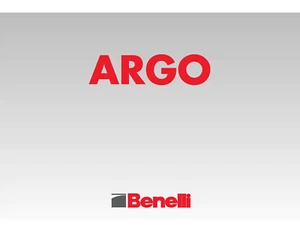 Benelli Argo Use and Maintenance Manual (comb bound color copy) - Picture 1 of 5