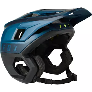 Fox Racing Dropframe Pro Downhill MTB Bicycle Helmet Two Tone Dark Indigo Medium - Picture 1 of 6