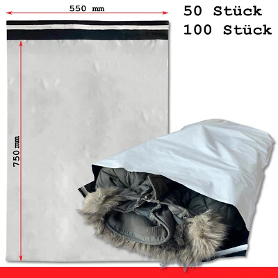 Sac d'expédition sac d'expédition sac d'expédition polybag LDPE auto-adhésif K8 550 x 750 + 50 - Photo 1/4