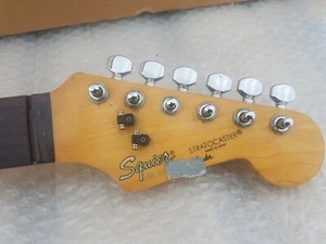 1986 SQUIER by FENDER STRATOCASTER NECK - SLABBOARD - Picture 1 of 12