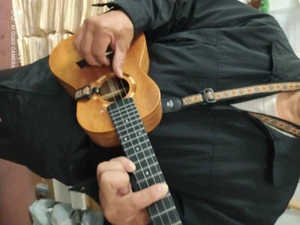 Berkeley 28" Ukulele w/ Aquila String  carry bag Spenish Classical style Strip - Picture 1 of 9
