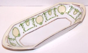 1884-1909 Art Nouveau HUTSCHENREUTHER M&Z Porcelain CELERY DISH - Relish AUSTRIA - Picture 1 of 12