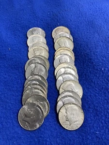 1967 Kennedy Half Dollars 40% Silver Lot of 27 All 1967 - Picture 1 of 7