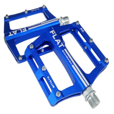 BMX Bicycle Pedals 9/16'' Mountain Road Bike Sealed Bearing Flat Platform Pedals - Image 1 of 4