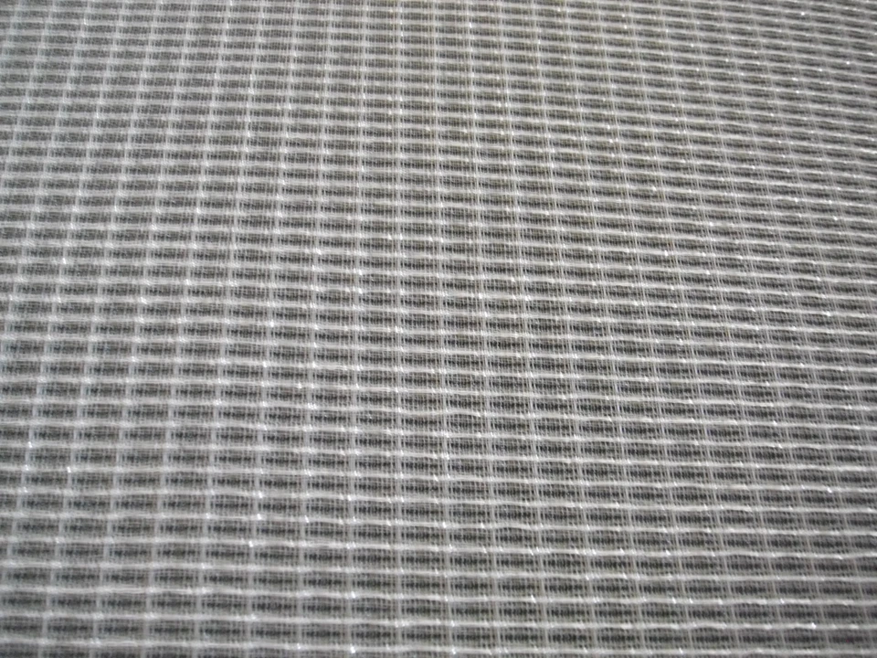 FENDER Black & Silver Grill Cloth  U.S.A. made  7" 1/2 high" x 36"  wide - Image 1 of 1