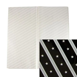50*50cm Stars and Stripes Cellophane Sheets! Clear Flower Gift Wrap Pattern - Picture 1 of 2