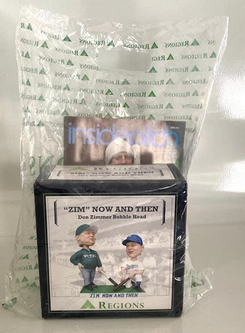 DON ZIMMER "ZIM" NOW AND THEN BOBBLEHEAD TAMPA BAY RAYS/DODGERS MINT W/ BAG 6/23 Cover