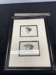 Dr. James Goggans framed Salmon Flies - Picture 1 of 7