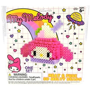 Sanrio Hello Kitty - MY MELODY Heat Fuse 3D Melty Beads - one 3D Face Kit NEW! - Picture 1 of 2