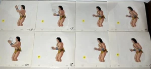 17 Conan der Abenteurer Animation CELS mit Original Produktionszeichnungen selten! - Bild 1 von 12