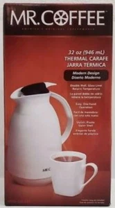 Mr Coffee Thermo Heißkaltgetränk Karaffeentopf, 32 Oz. Weiß ~ Brandneu im Karton - Bild 1 von 1