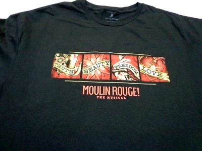 Moulin Rouge! Camiseta negra The Musical Truth Beauty Freedom Love talla 2XL Foto 1 de 4