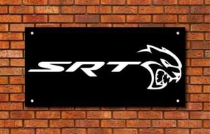 Hellcat SRT Garage Banner 2' X 4' Ft - Zdjęcie 1 z 1