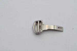 Cartier Leather Bracelet Folding Clasp 18MM Steel Deployment Clasp 5 - Picture 1 of 2