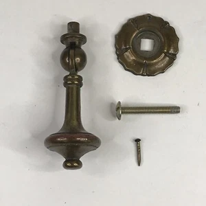 Drexel Esperanto Drawer Pull Teardrop Dresser Nightstand Pull Backplate Vintage - Picture 1 of 6