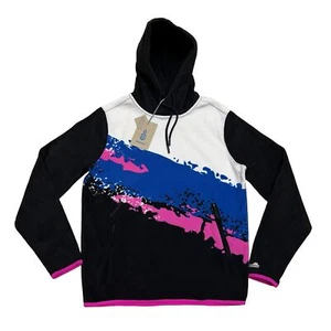 Chubbies Retro Splash Low Pile Fleece Hoodie Men’s Small Long Sleeve Outdoor NEW - Picture 1 of 8